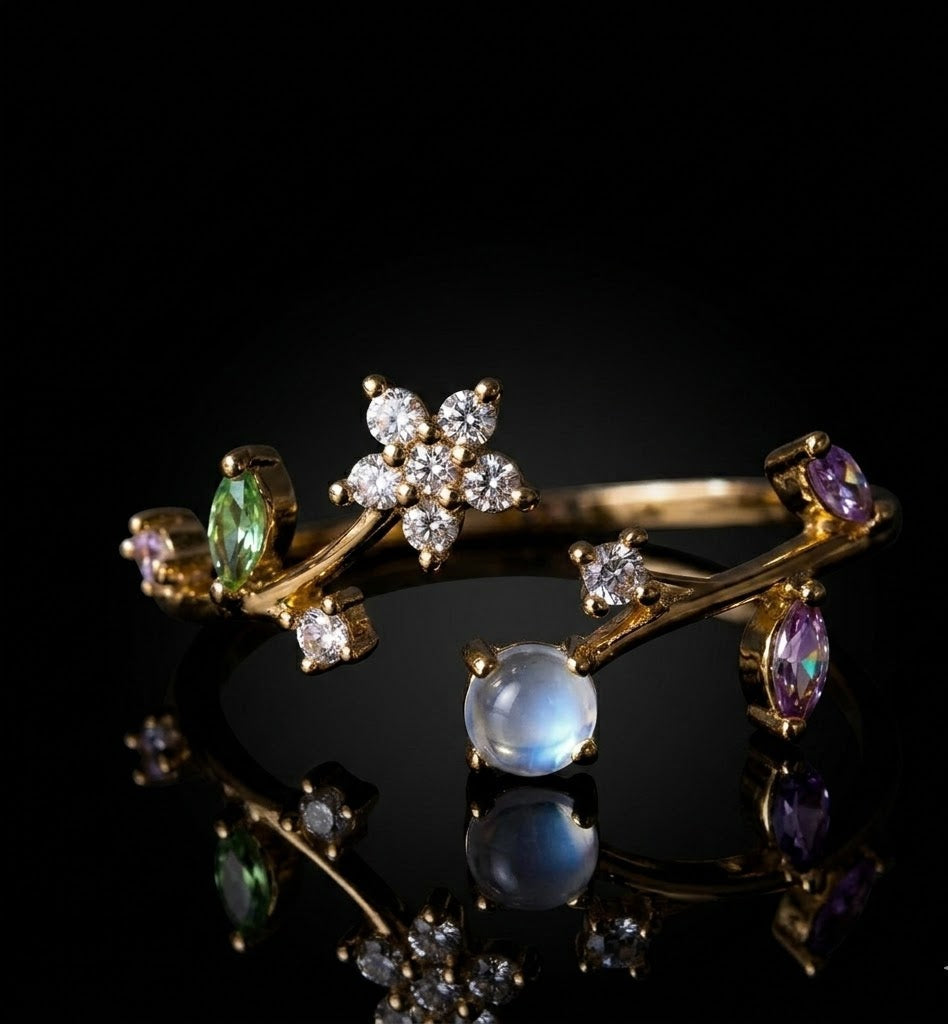 Opal Vine Ring