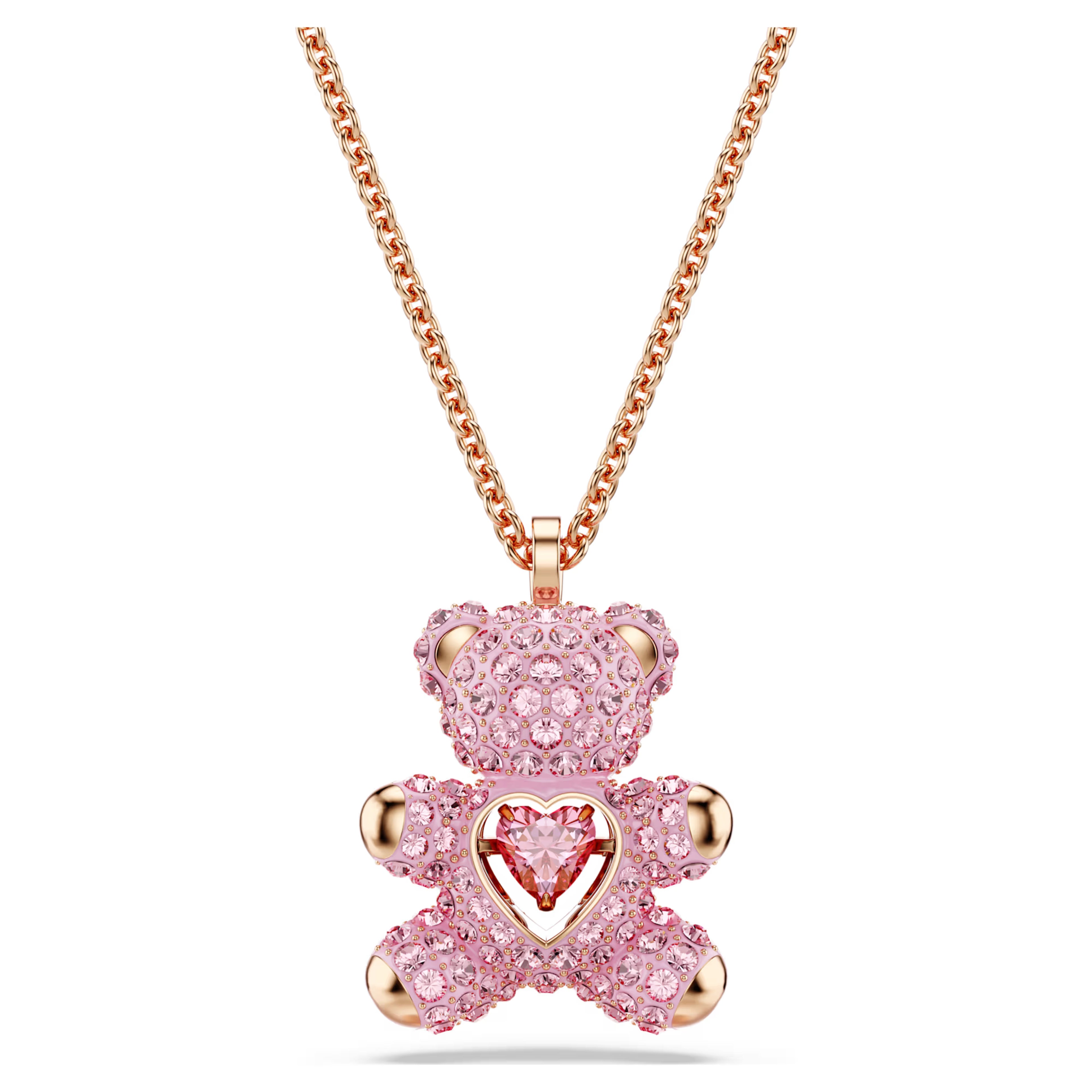 Pink Teddy necklace